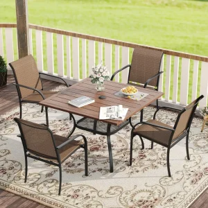 5 Pieces Patio Dining Set
